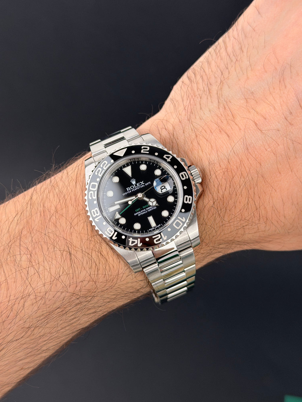 Rolex GMT-Master II 116710LN / 2016 / FULL SET / WIE NEU / ERSTKAUFRECHNUNG / ROLEX SERVICE