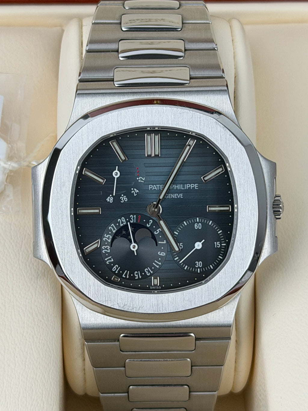 Patek Philippe Nautilus 3712 / 2006 / FULL SET / WIE NEU / ERSTKAUFRECHNUNG / COLLECTORS SET
