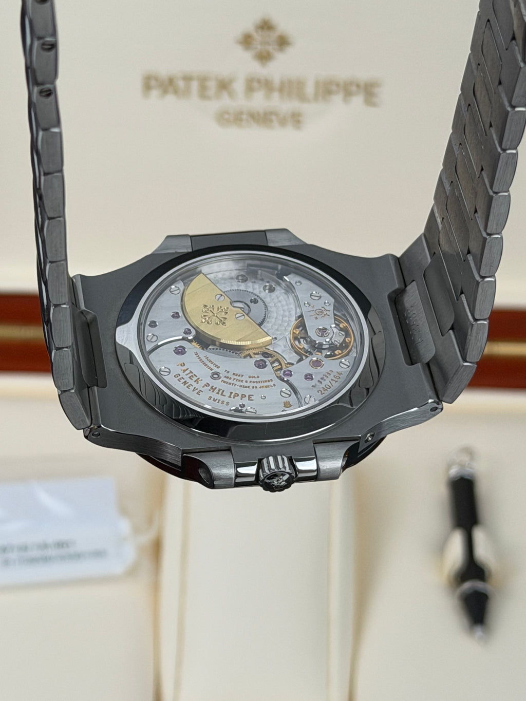 Patek Philippe Nautilus 3712 / 2006 / FULL SET / WIE NEU / ERSTKAUFRECHNUNG / COLLECTORS SET