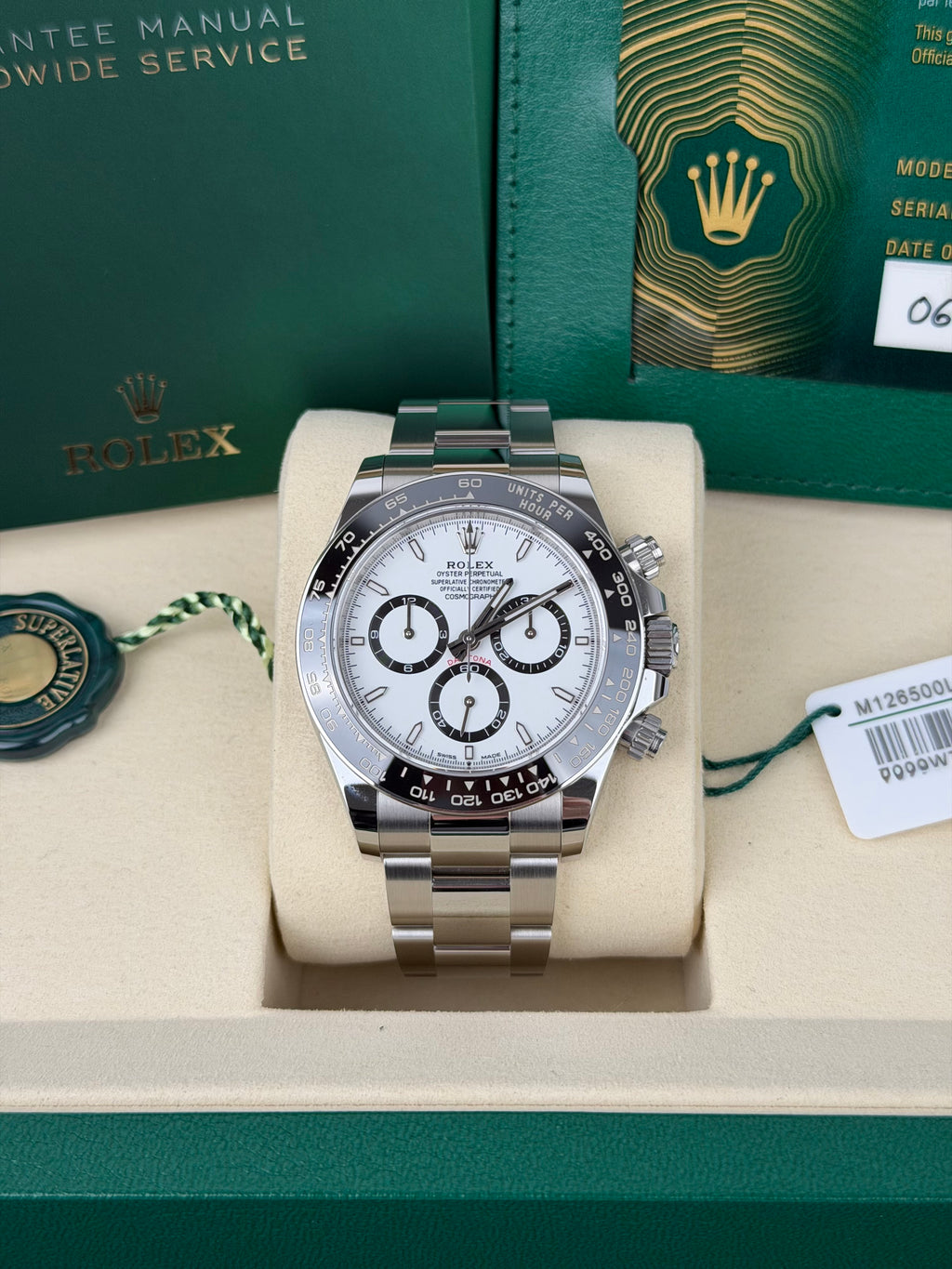 Rolex Daytona 126500LN Panda / 2026 / FULL SET / SEHR GUT