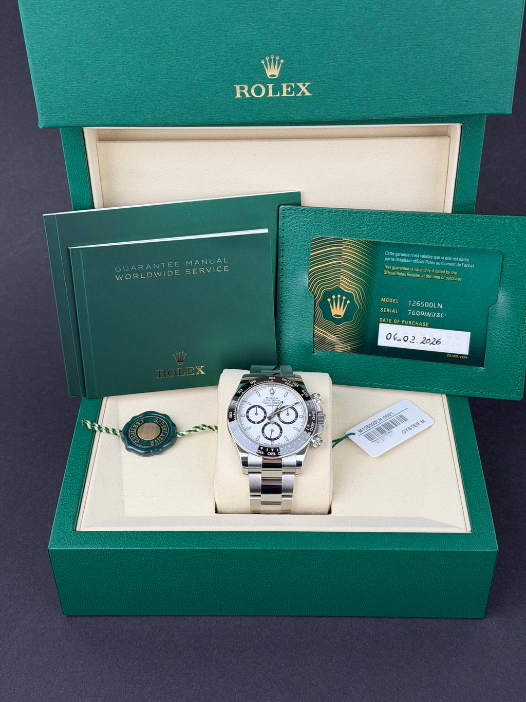 Rolex Daytona 126500LN Panda / 2026 / FULL SET / SEHR GUT