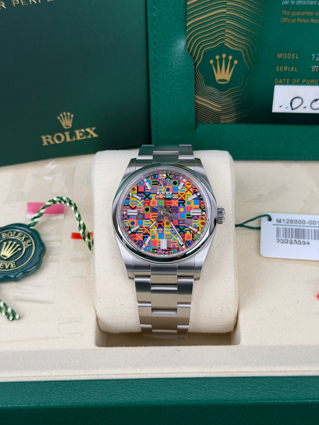 Rolex Oyster Perpetual 36 Jubilee 126000 / 2026 / FULL SET / WIE NEU / STICKERED
