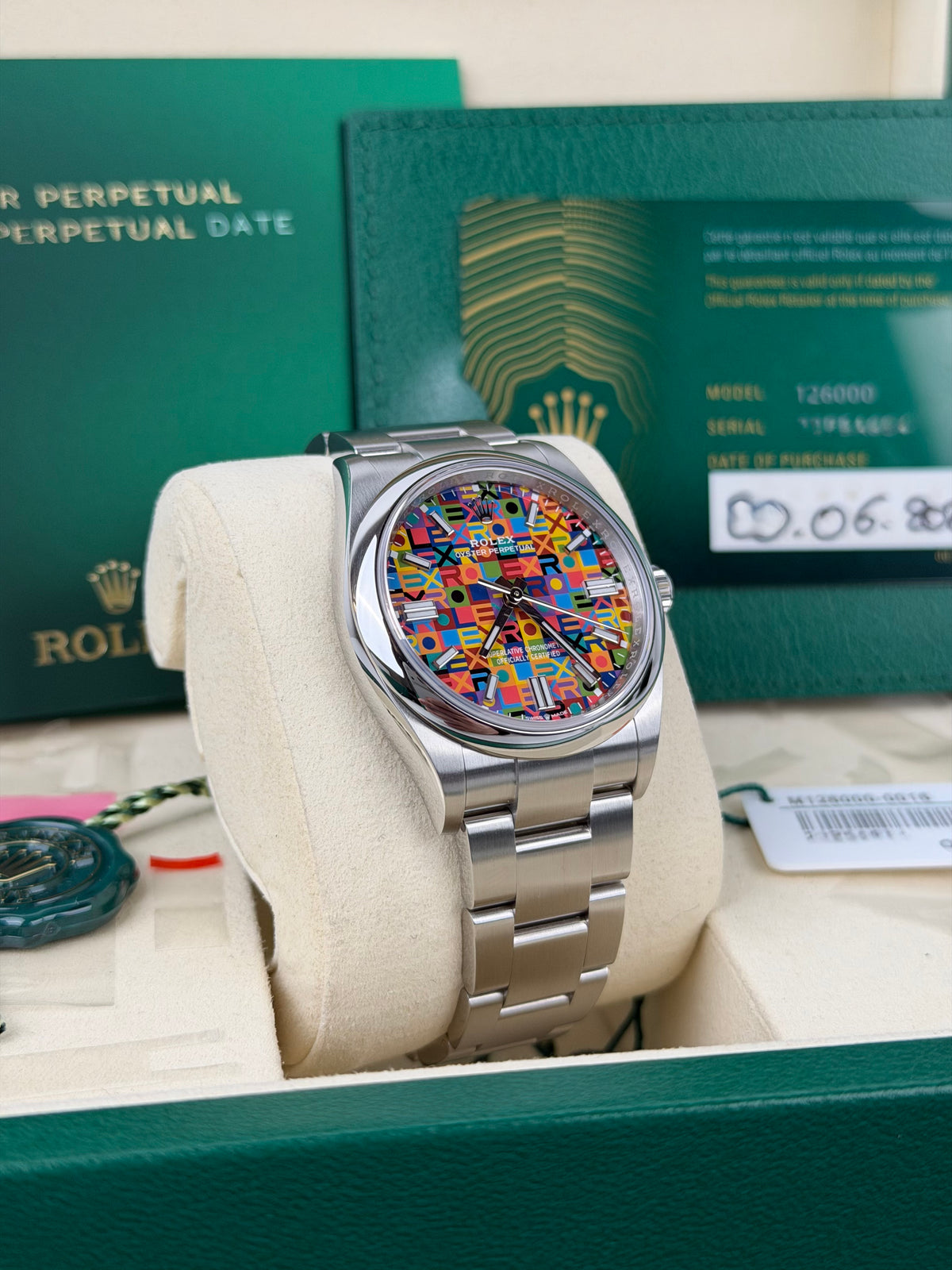 Rolex Oyster Perpetual 36 Jubilee 126000 / 2026 / FULL SET / WIE NEU / STICKERED