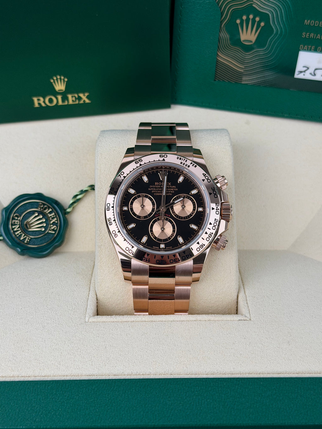 Rolex Daytona 116505 Schwarz / 2021 / FULL SET / NEU / ERSTKAUFRECHNUNG