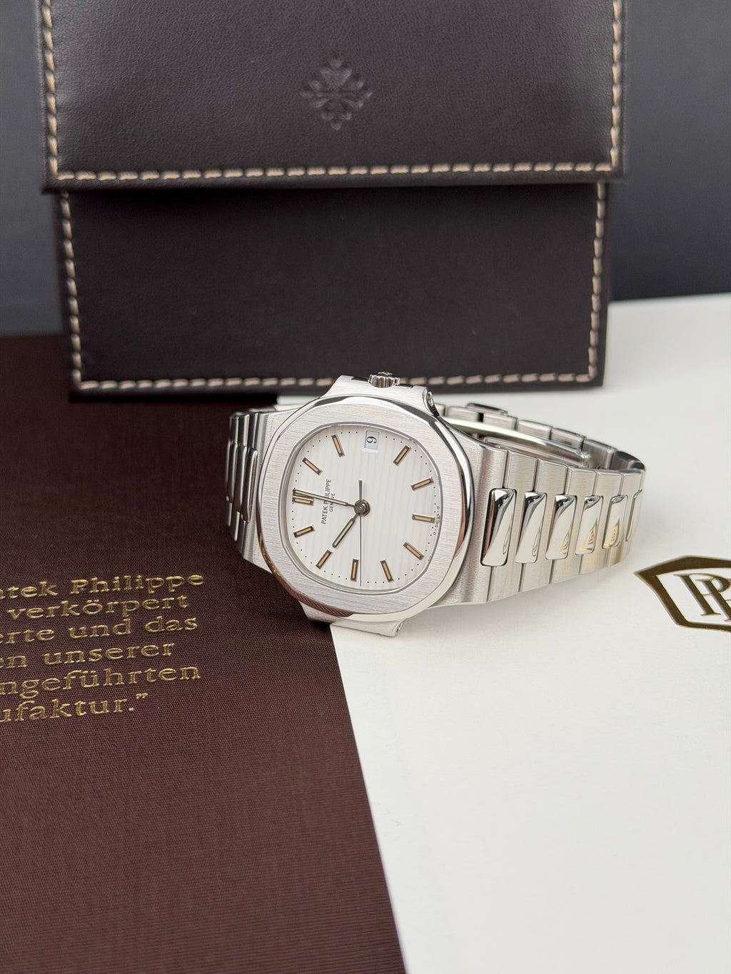 Patek Philippe Nautilus 3800/1 / 1995 / ARCHIV PAPER / SEHR GUT / PATEK SERVICE