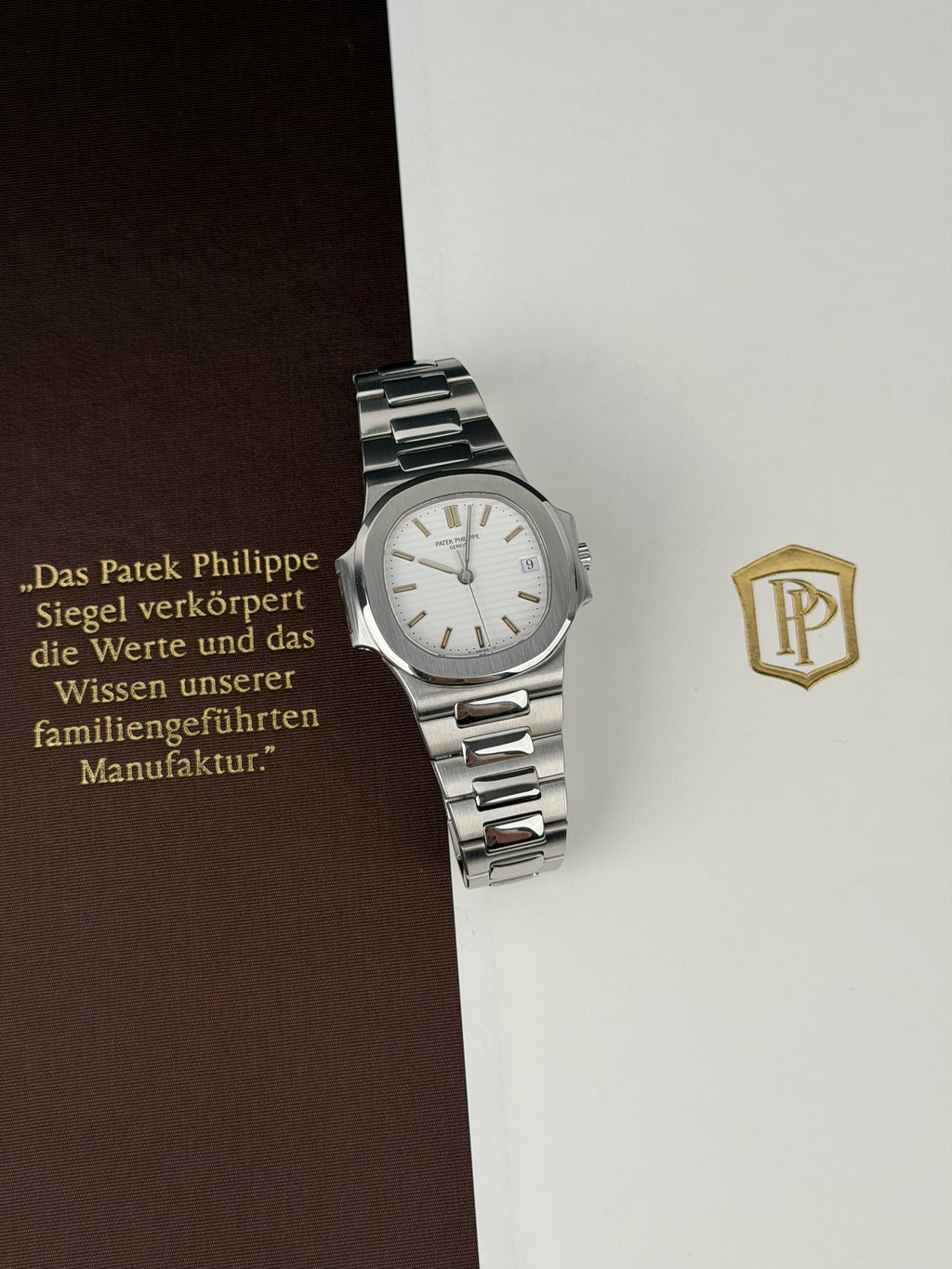 Patek Philippe Nautilus 3800/1 / 1995 / ARCHIV PAPER / SEHR GUT / PATEK SERVICE