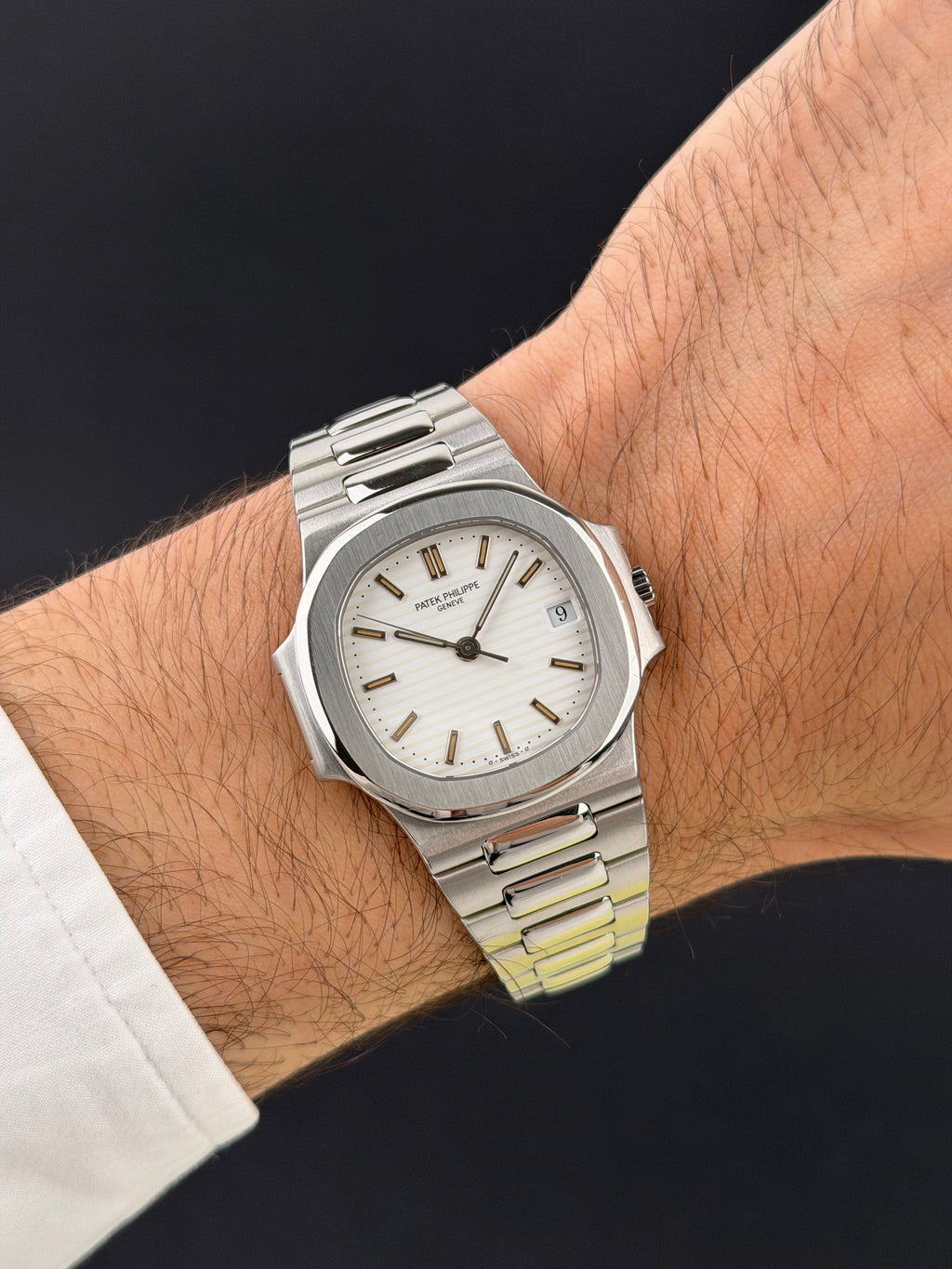 Patek Philippe Nautilus 3800/1 / 1995 / ARCHIV PAPER / SEHR GUT / PATEK SERVICE