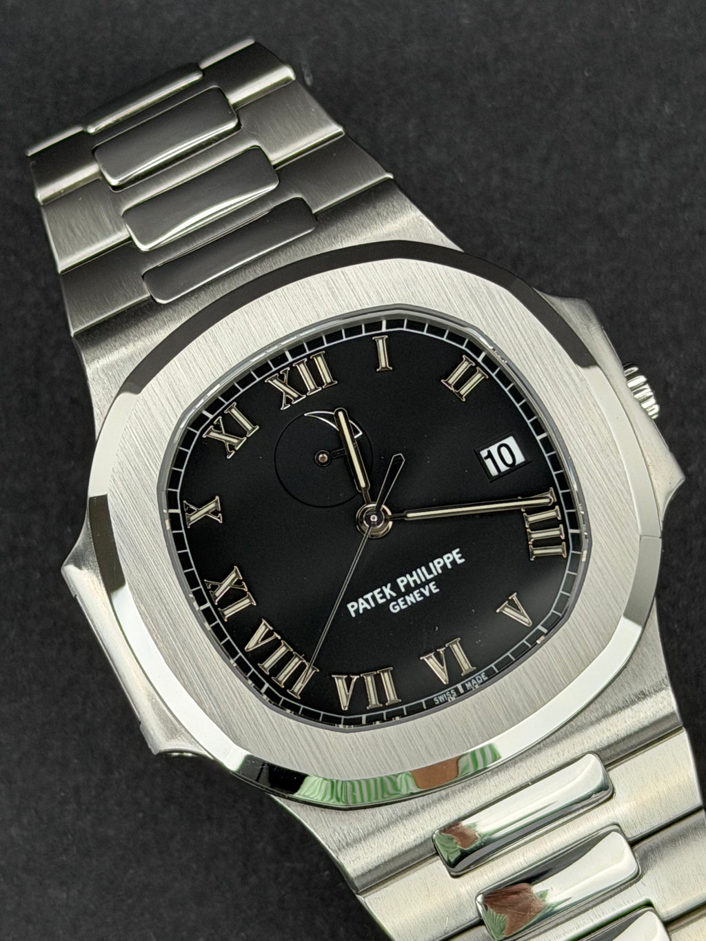 Patek Philippe Nautilus 3710 / 2001 / ARCHIV PAPER / SEHR GUT / PATEK SERVICE