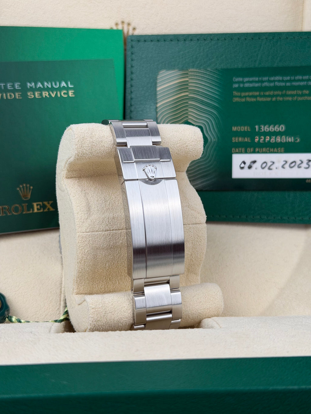 Rolex Sea-Dweller Deepsea 136660 Schwarz / 2023 / FULL SET / WIE NEU / ROLEX SERVICE