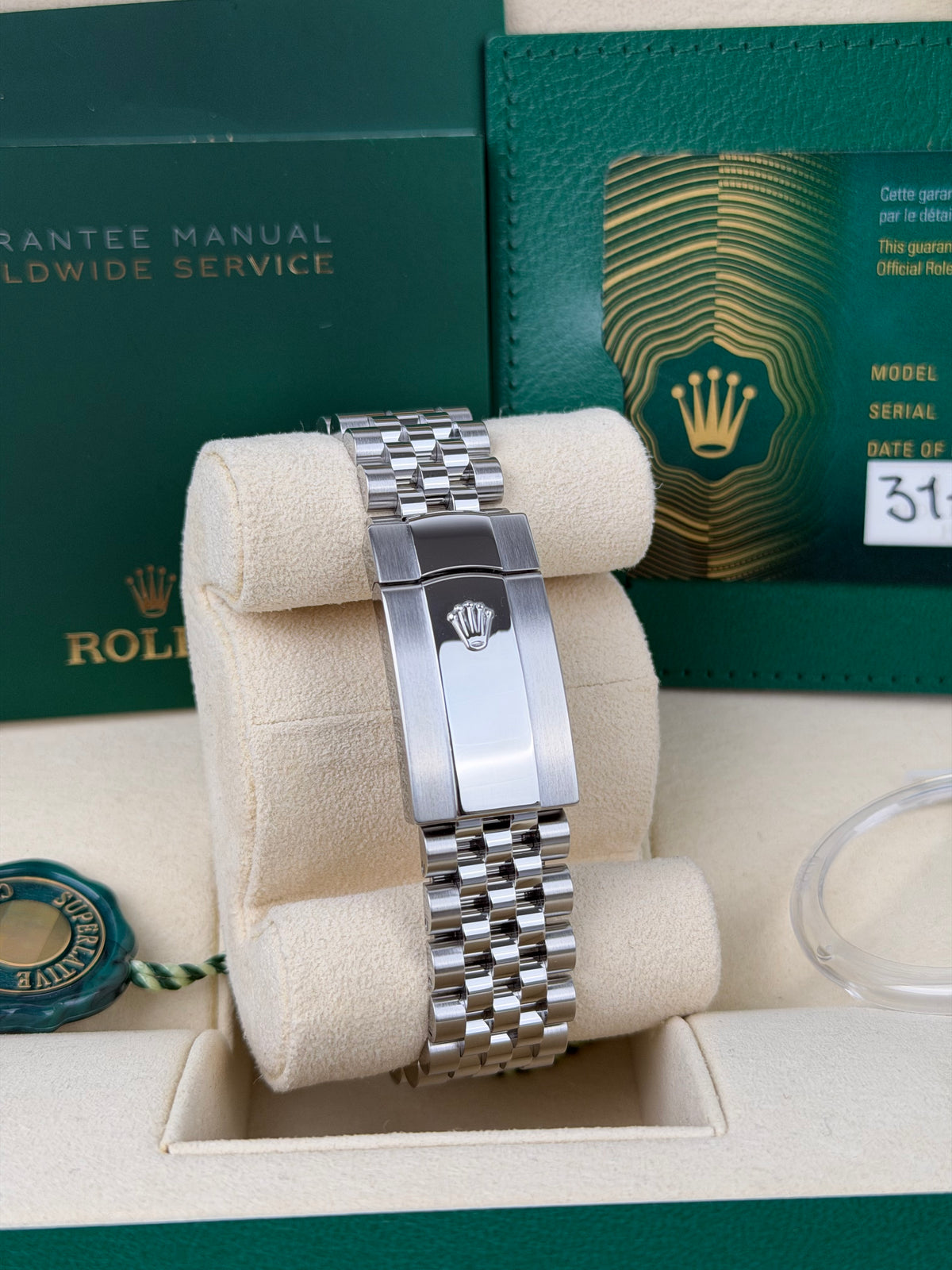Rolex Datejust 41 126300 Mint Green / 2024 / FULL SET / WIE NEU