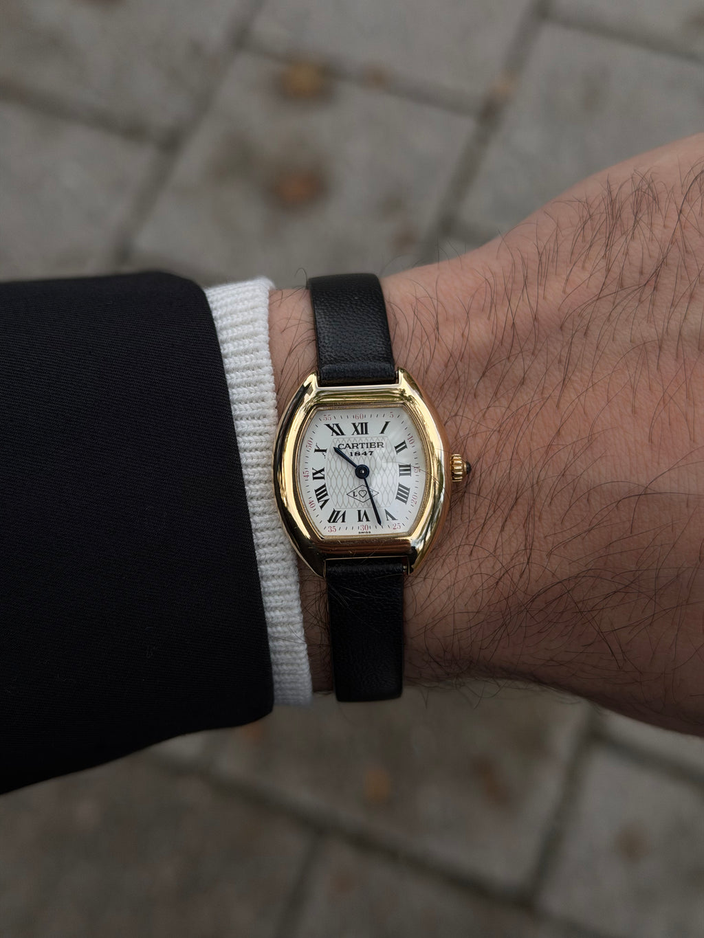 Cartier Tortue 1945 Love Dial / SEHR GUT