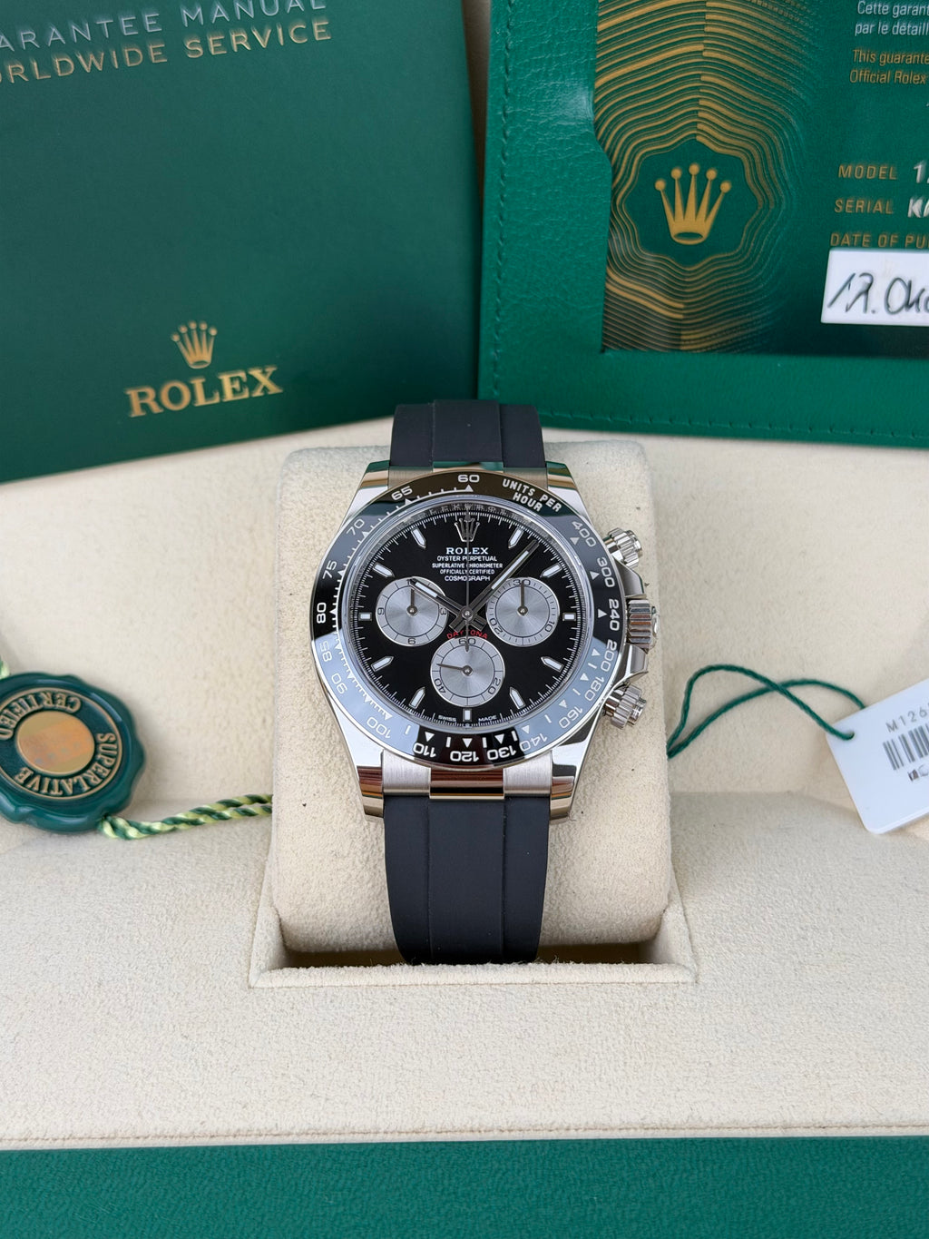 Rolex Daytona 126519LN Schwarz / 2023 / FULL SET / WIE NEU / ERSTKAUFRECHNUNG