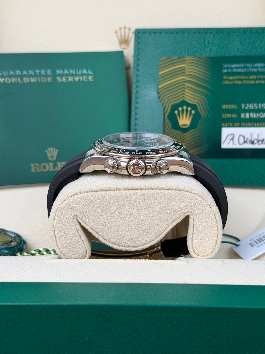 Rolex Daytona 126519LN Schwarz / 2023 / FULL SET / WIE NEU / ERSTKAUFRECHNUNG