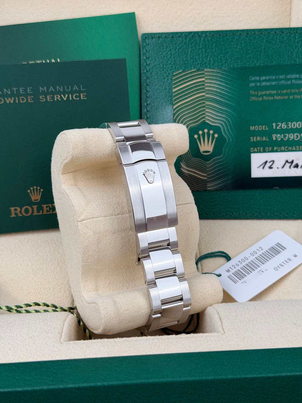 Rolex Datejust 41 126300 Schwarz / 2022 / FULL SET / SEHR GUT