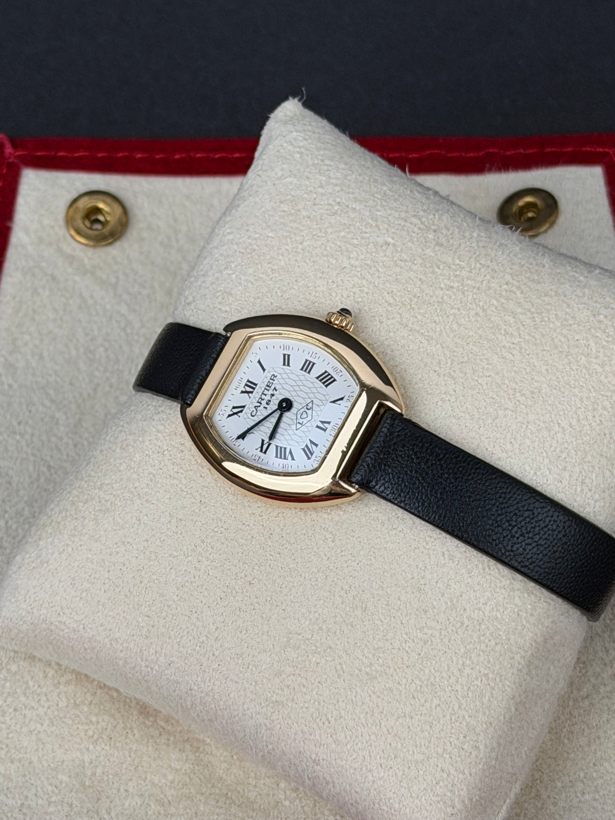 Cartier Tortue 1945 Love Dial / SEHR GUT