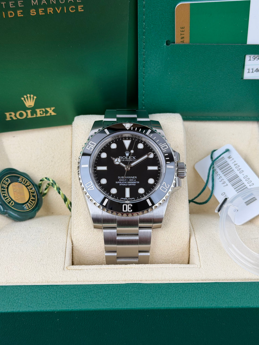 Rolex Submariner 114060 / 2016 / FULL SET / WIE NEU / ERSTKAUFRECHNUNG