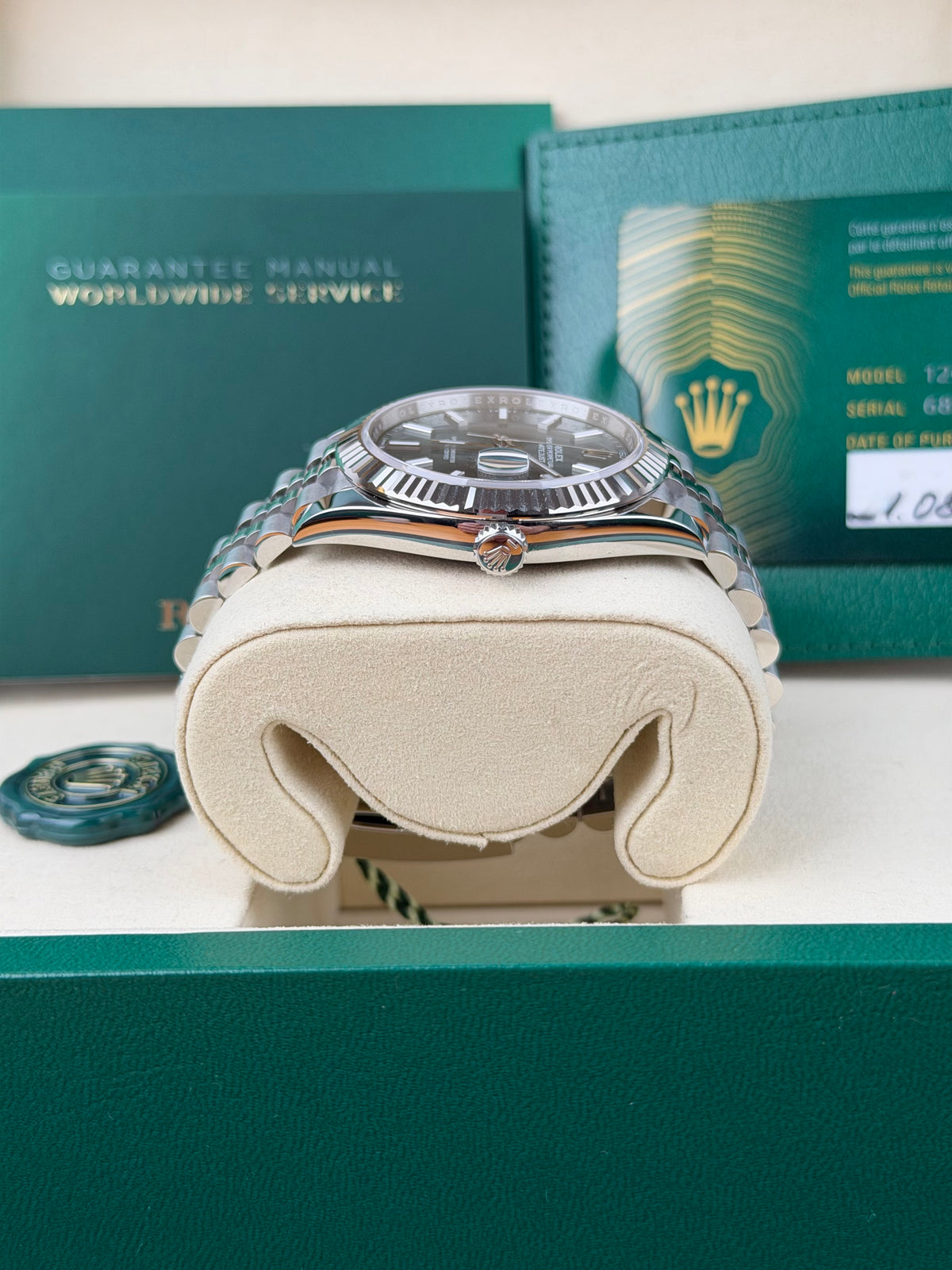 Rolex Datejust 41 126334 Mint Green / 2025 / FULL SET / WIE NEU / ERSTKAUFRECHNUNG