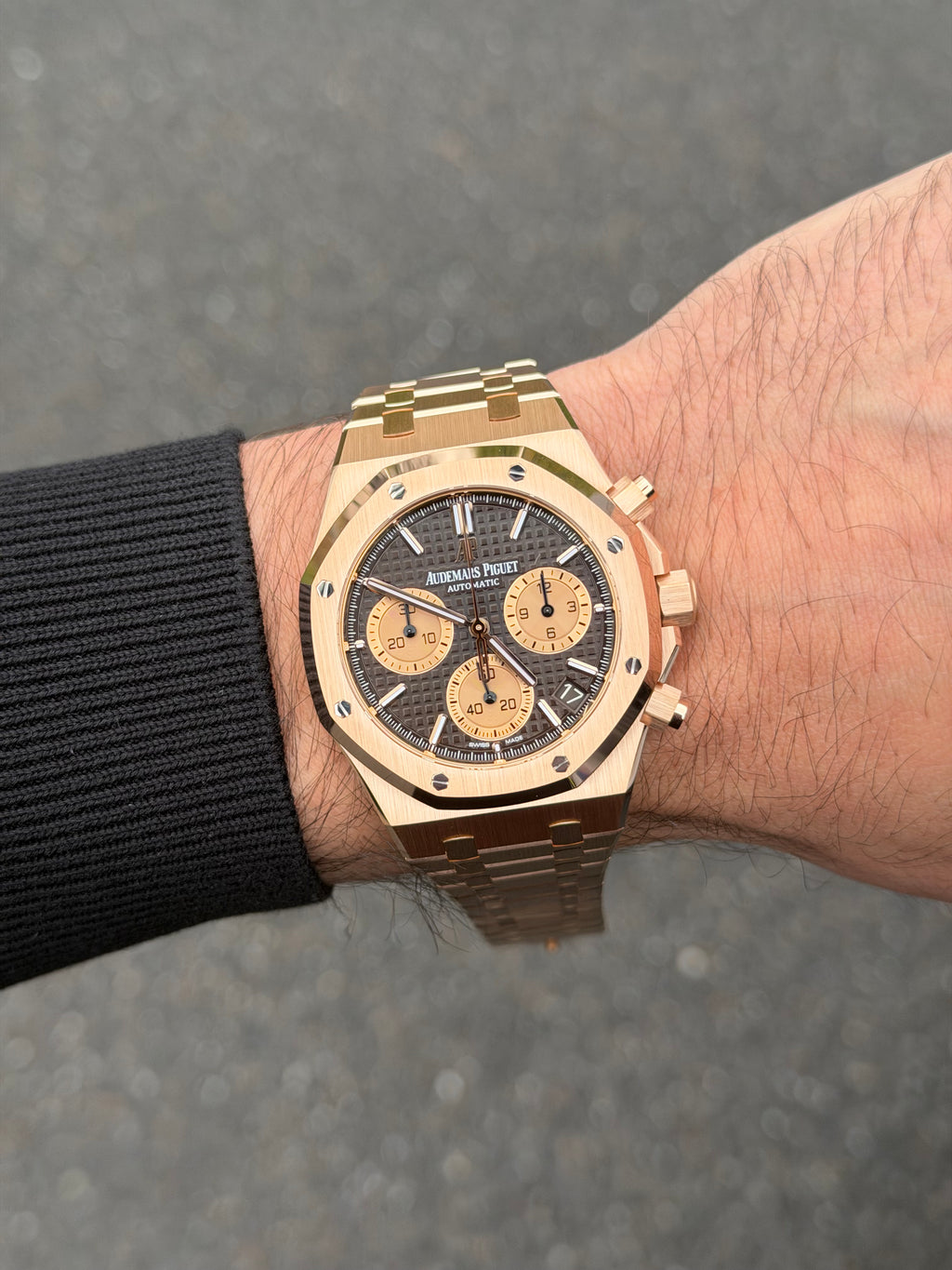 Audemars Piguet Royal Oak 41 Chronograph Chocolate 26239OR / 2021 / FULL SET / WIE NEU