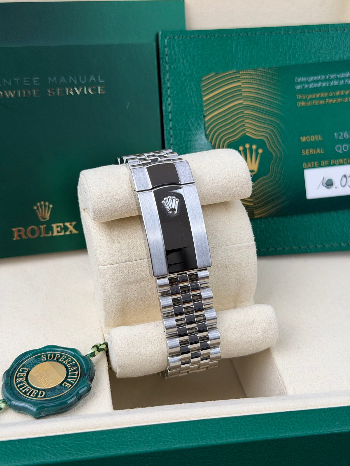 Rolex Datejust 41 Wimbledon 126334 / 2025 / FULL SET / NEU / ERSTKAUFRECHNUNG
