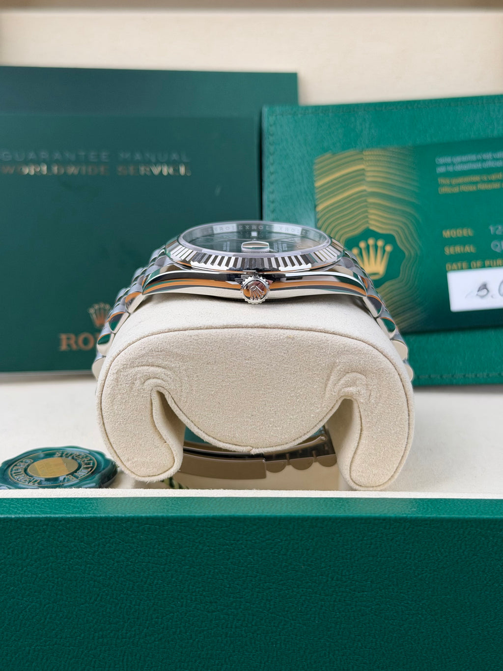 Rolex Datejust 41 Wimbledon 126334 / 2025 / FULL SET / NEU / ERSTKAUFRECHNUNG
