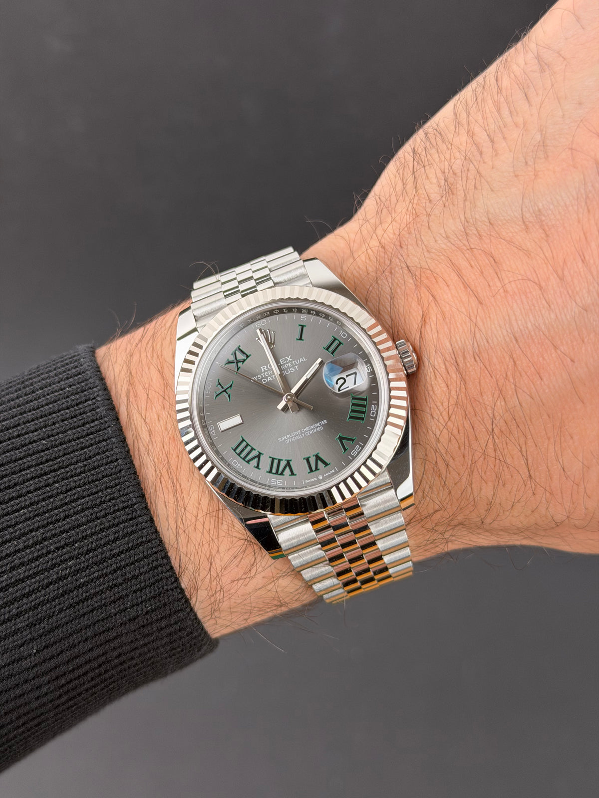 Rolex Datejust 41 Wimbledon 126334 / 2025 / FULL SET / NEU / ERSTKAUFRECHNUNG